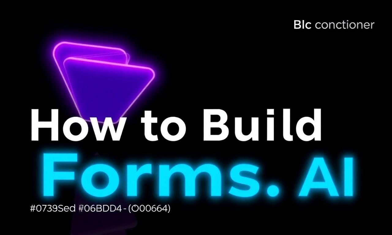 How to Build Forms with AI